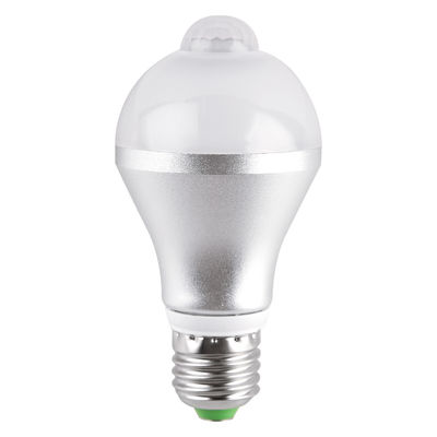 E27 Energy Saving PIR Sensor Light Bulbs Illuminating For Pathways