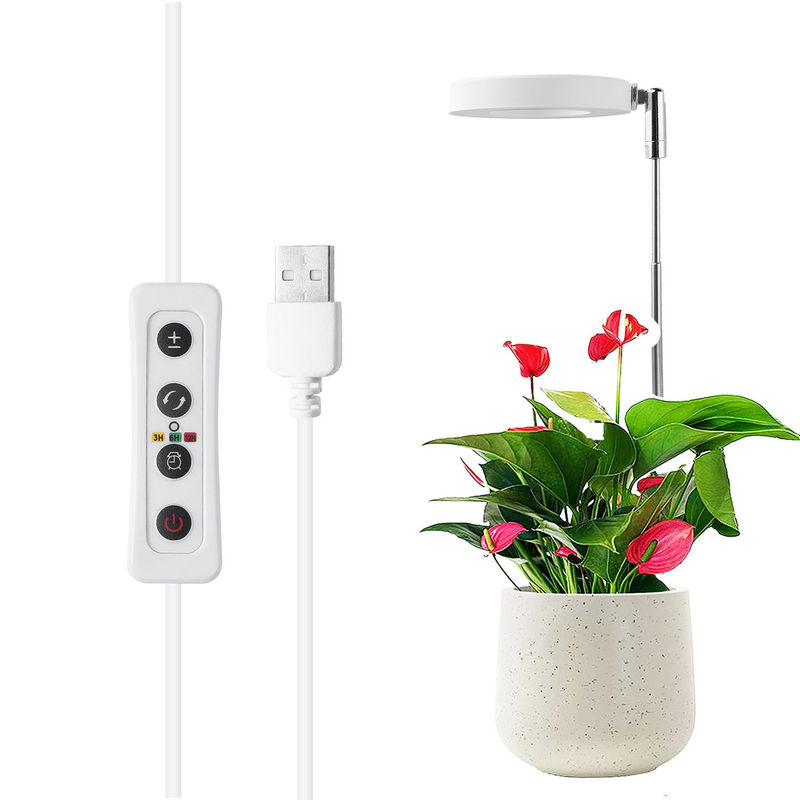 5V LED Full Spectrum Grow Lights For Indoor Plants 1000lm Lumen